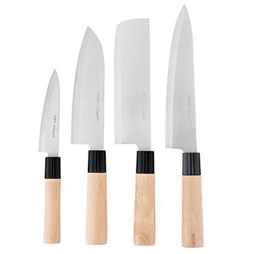 Rachael Ray Cutlery Japanese Stainless Steel Chef Knife Set, Teal