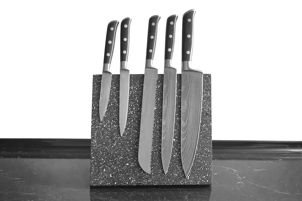 best damascus knife set