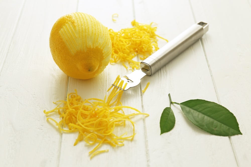 how to zest a lemon without a zester